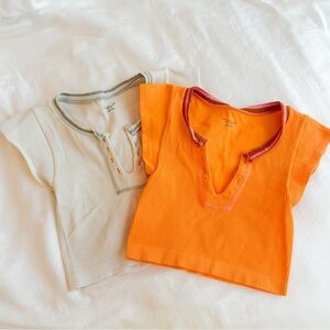 urban outfitters go for the gold seamless tops (bundle of 2)